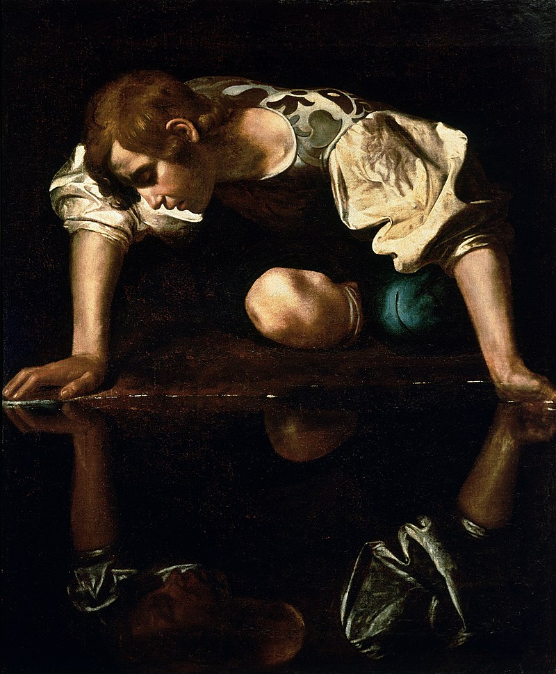 Narcissus-Caravaggio_(1594-96)